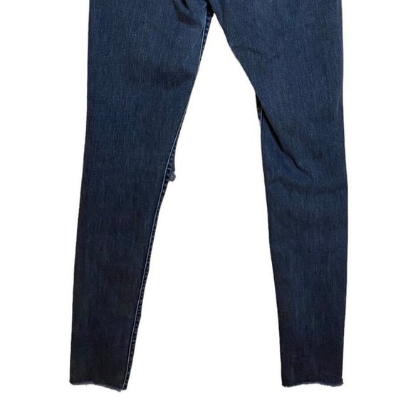 Levi's Premium Big E Curvy Skinny Jeans Womens 28 Low Rise Distressed Gray - Picture 7 of 10